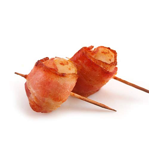 Frozen Bacon Wrapped Water Chestnuts - 200 Units (1 Oz Each) (12.5 pound)