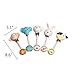 VIILER 2 Pcs Set Dog Squeaky Toys Aggressive Stuffed Chewers Indestructible Molar Toys for Small Medium Dog Puppies Knots Shape (Random style)