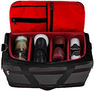 Travel Duffel Bag, Krone Kalpasmos Oversized Large Sports Duffels for Men, Black 6 Travel Duffel Bag, Krone Kalpasmos Oversized Large Sports Duffels for Men, Black
