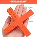 Sensory Chew Stick Toys for Boys Girls Kids with Autism, ADHD, SPD, Oral Motor Needs - Medium Hardness Teething Chewy Tubes with 4 Unique Textures (2 Pack)
