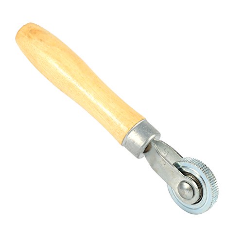 Car Wooden Handle Repair Tube Stitch Puncture Patch Tyre Roller Tool(1.