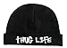 Lil Shirts Unisex Baby Thug Life Beanie Baby Bodysuit
