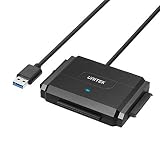 SATA/IDE to USB 3.0 Adapter, Unitek IDE Hard Drive Adapter for Universal 2.5"/3.5" Inch IDE and SATA External HDD/SSD, Support 10TB