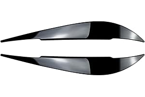 ABS Gloss Evil Headlight Eyebrows Eyelid, for BMW 4 Series F32 F33 F36 F82 F83 M4 420d 420i 425d 430i 435i 440i 2013-2021 Hea
