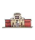 KERANOVA 363 Clever Paper 40 Piece Peter's Gate, St. Petersburg, Russia 3D Puzzle, 22 x 11 x 12 cm, 1/150 Scale, Multi Colour