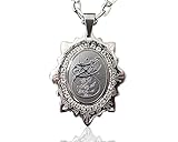 Silver Pt Bismi Allah Necklace Islamic Chain Arabic God Gift Islam Muslim Art (Leather String)