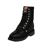 763 Justin Original Men's BLK Pitstop Work Lacer - Black