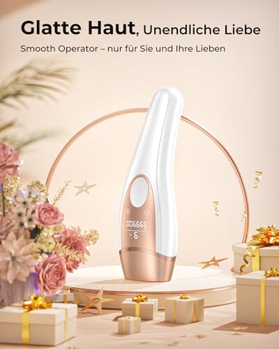 IPL Devices Hair Removal Laser with Cooling Function, 21J Laser Hair Removal for Men and Women, 9 Levels, 999,900 Flashes, IPL Hair Removal Device for Body, Armpits & Bikini Zone