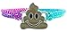 Neon Emoticon Bracelet Poop Face