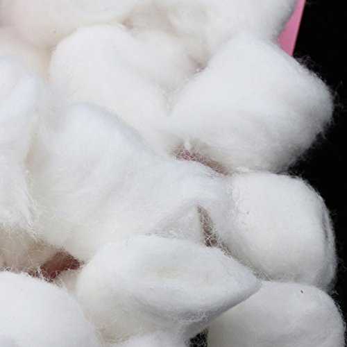 image for D DOLITY 100g Organic Cotton Balls Regular Size Gentel on Skin Soft Ab