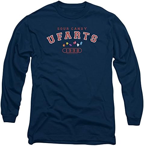 Farts Sour Candy Farts University 1998 College Adult Long-Sleeve T-Shirt
