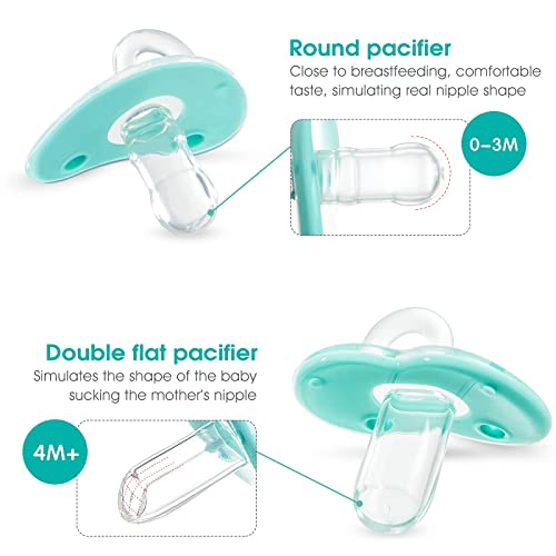 NCVI Baby Fruit Feeder Fresh Food Pacifier Silicone Teething Relief
