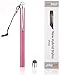 amPen New Hybrid Stylus for iPad 3, iPad 4, iPad Mini, iPhone 4s, iPhone 5, Nexus 7, Galaxy S4, HTC One (Pink) (with Replaceable Hybrid Tip)