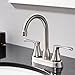 Comllen Bathroom Sink Faucet 3 Hole (Matte Black)