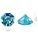 R.FLOWER 36 Carat Colorful Acrylic Diamond Crystals Gems Jewels for Table Scatters, Vase Fillers, Event, Wedding, Party, Birthday Decoration Pirate Treasure, Pack of 40