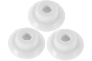 TOPPERFUN 3pcs Freezer Drain Plug Freezer Tube Plugs Pipe Plug for Drainage Freezer Plugs White Rubber