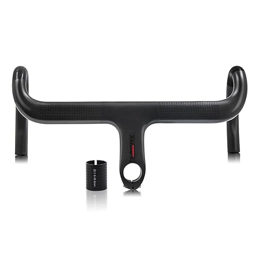 Alfa Pasca 28,6 mm carbon racefiets-stuur met stuurpen, Aero 400
