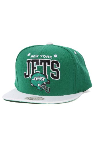 York Jets Throwback Arch Snapback Cap 