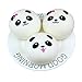 Bun Squishy Toy, UBuyit Cute Panda Bun Squeeze Toy Slow Rising Stress Reliever Decompression Toys Fun Novelty Gift (M)