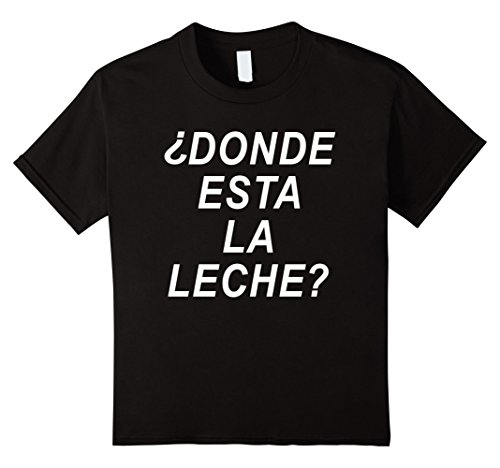 Kids DONDE ESTA LA LECHE? FUNNY VIDEO DANNY VIRAL SHIRT 12 Black