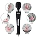 iLuxjoy FDA Approved Handheld Power Wand Massager with Cord Deep Tissue Massager Relieves Muscle Tension Body Aches Pains Sports Recovery 10-Speed Vibrations (Black Color)