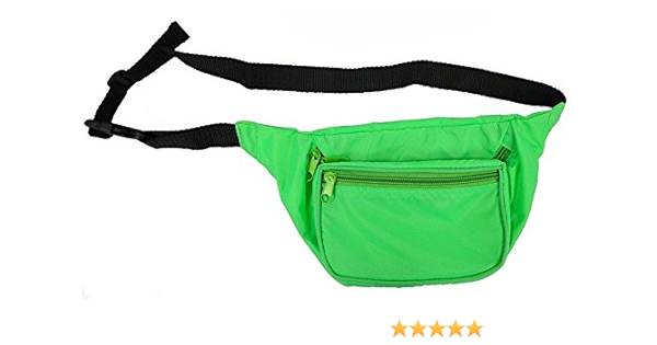fanny pack neon green