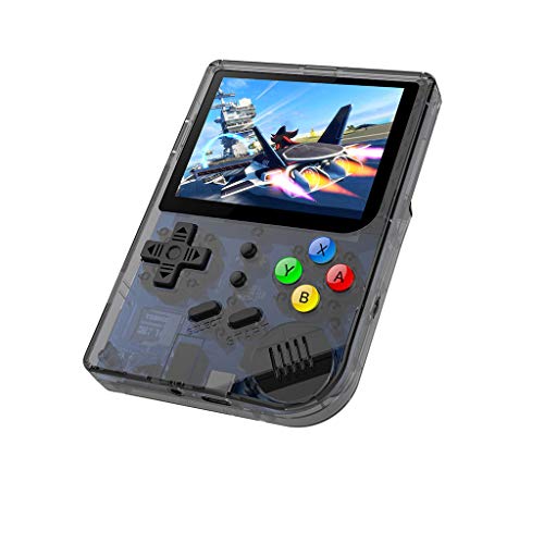 Sonmer Handheld Retro Game 3.0 Console 16GB 3.0" Screen Classic Music Video Portable Game Console for CP1 CP2 NEOGEO GBA GB, Birthday Gift for Children (Black)