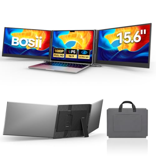 BOSII 15.6" Laptop Screen Extender Triple Monitor