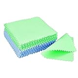 MAGICMAI 50 Pack 4 Inch Jewelry Cleaning Cloth Polishing Cloth for Sterling Silver Gold Platinum