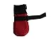 LONSUNEER Dog Shoes Soft and Lightweight with Breathability for Spring Summer and Fall Set of 4 Size Small Color Red