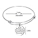 QILMILY Inspirational Bracelets for Women You Are Braver Than You Believe Stronger Smarter Than You Think Stainless Steel Jewelry Adjustable Bangle Bracelets for Women