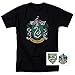 Popfunk Harry Potter Slytherin Logo Adult Halloween Costume T Shirt (Large) Black
