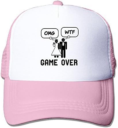 Cap Funny Wedding Game Over Mesh Hat