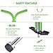 Goplus Pogo Stick Jumping Stick Jumper for Adults and Teenagers Supports Up to 125lbs Perfect for Balance Training (Green)