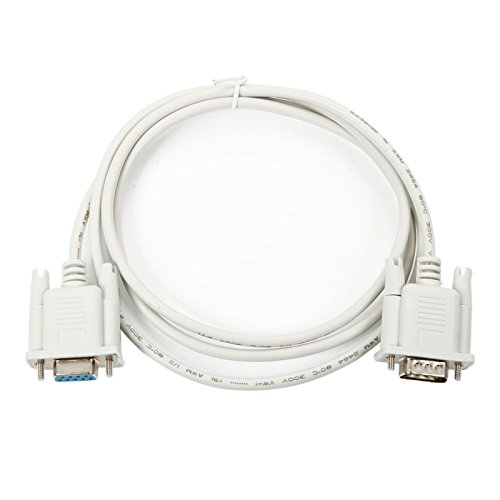 Allytech(TM) New Serial RS232 4.3Ft 1.3M Male to Female DB9 9 Pin Extension Serial Cable for Computer PC
