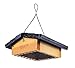Nature's Way Bird Products CWF2 Cedar Suet Upside-Down Bird Feeder, Black