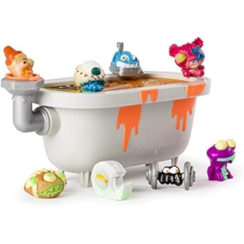 FLUSH FORCE, Series 2, 8 Pack Bizarre Bathtub with Gross Collectible Figures (Color/Styles May Vary)