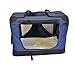 topPets Portable Soft Pet Crate or Kennel for Dog, Cat, or other small pets. Great for Indoor and Outdoor (Dark Blue, Medium: 24″x16″x16″)thumb 2