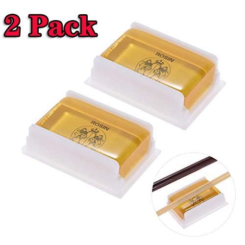 Violin Rosin Natural Low Dust for Viola and Rosin Cello for Bows 2 Pack