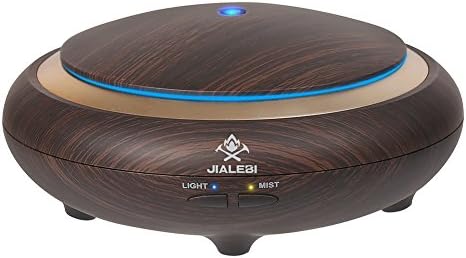 Aroma Essential Oil Diffuser 150ml, Wood Grain Ultrasonic Cool Mist Humidifier BPA Free with Color Changing Mist Mode Adjustment Waterless Auto off for Home Office Bedroom Living Room Bedroom