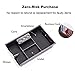 for Dodge RAM Center Console Organizer,Jaronx Storage Box for Dodge RAM 1500 (2009-2018) and 2500/3500 (2010-2018),Armrest Organizer Tray + Coin Holder (Full Console w/Bucket Seats ONLY)
