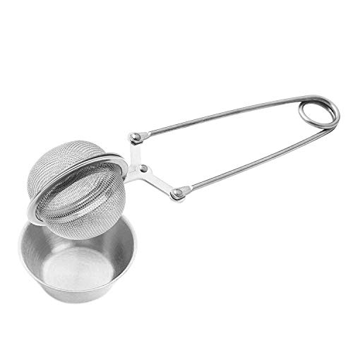 Homestia Tea Infuser Stainless Steel Long Handle Loose Leaf Mesh Tea Strainer 6.10"(L) Homestia Tea Infuser Stainless Steel Long Handle Loose Leaf Mesh Tea Strainer 6.10"(L)