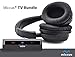 Wireless Headphones for TV with Optical Bluetooth v4.1 Transmitter Combo, Listen to Your TV in HD with No Audio Delay, Paired and Ready to Use, aptX Low Latency premium sound hard of hearing - Miccus