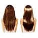 Hair Straightener Brush, 2-in-1 Heating Hair Brush, Kealive Ionic Hair Straightening Brush with Temperature Control and Temperature Lock, Anti-Scald and LED Display, Pink