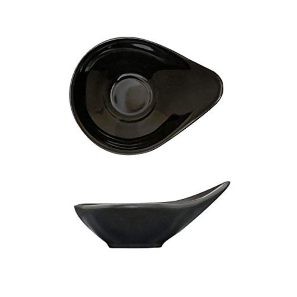 Creme Noir Mini Teardrop bowl 10.7 x 8.4cm