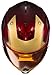 HJC Helmets Marvel IS-17 Unisex-Adult Full Face IRONMAN Street Motorcycle Helmet (Red/Yellow, X-Large)