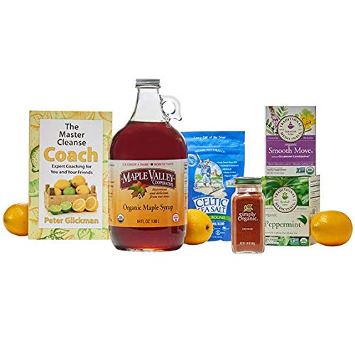 Maple Valley Master Cleanse 10 Day Detox/Kit with 64 oz Glass Bottle