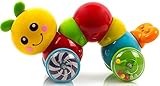 Toysery Press N Go Caterpillar Baby Toy for Children & Kids Boys and Girls (No batteries required)