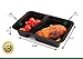 Premium 2 Compartment Meal Prep Container Set. 10 Pack of BPA Free Plastic Food Containers with Lids. Food Prep Boxes. 0.8L