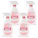 Dreft Baby Laundry Instant Stain Remover Spray for Clothes, 22 Fluid Ounce (Pack of 4)